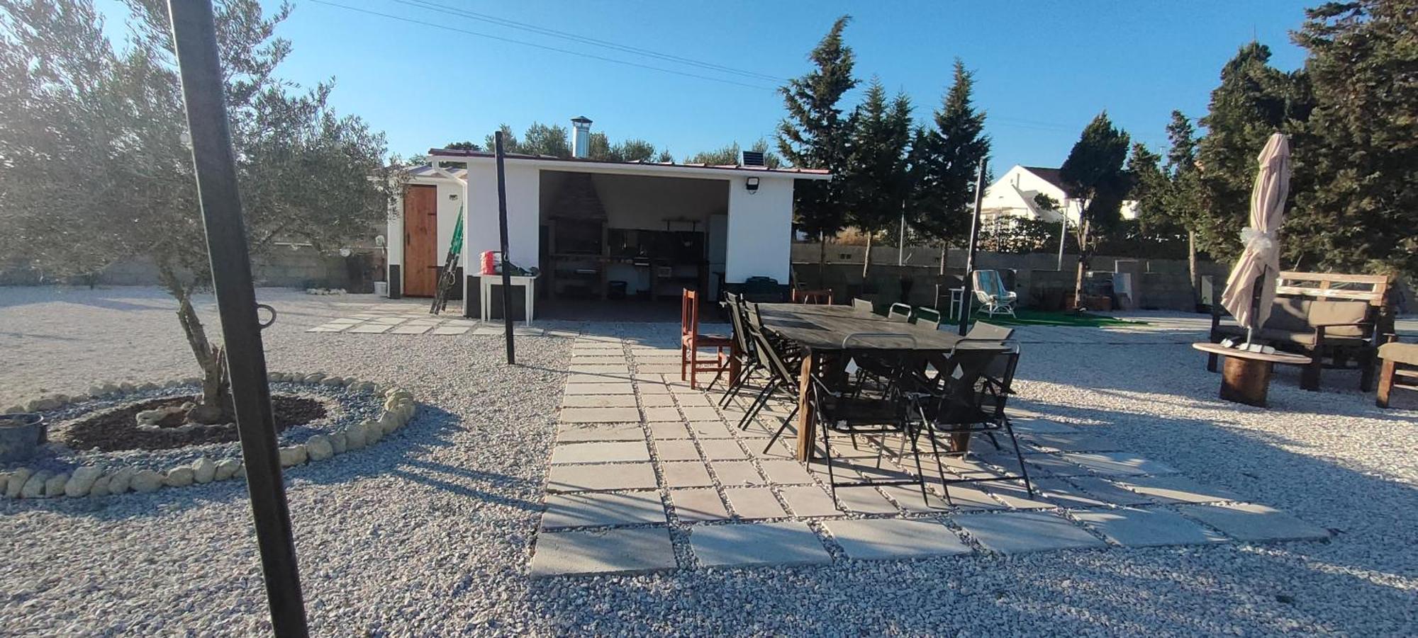 Casa Rural Con Piscina Climatizada Y Barbacoa A 10 Km De Alicante Y Playas, 3000 M2 De Terreno Elche Bagian luar foto