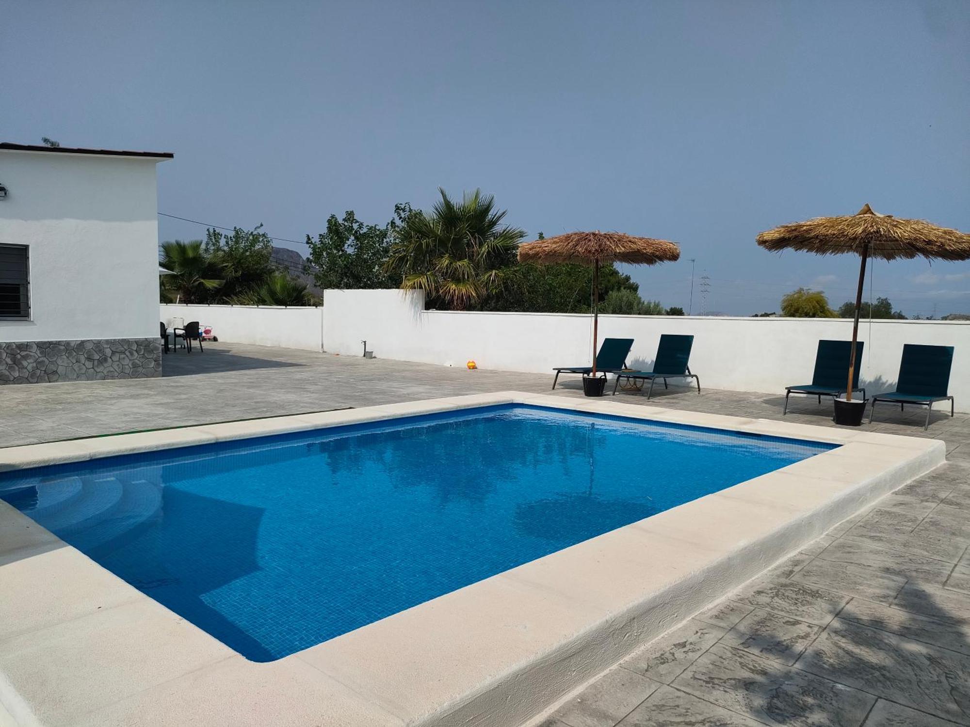 Casa Rural Con Piscina Climatizada Y Barbacoa A 10 Km De Alicante Y Playas, 3000 M2 De Terreno Elche Bagian luar foto
