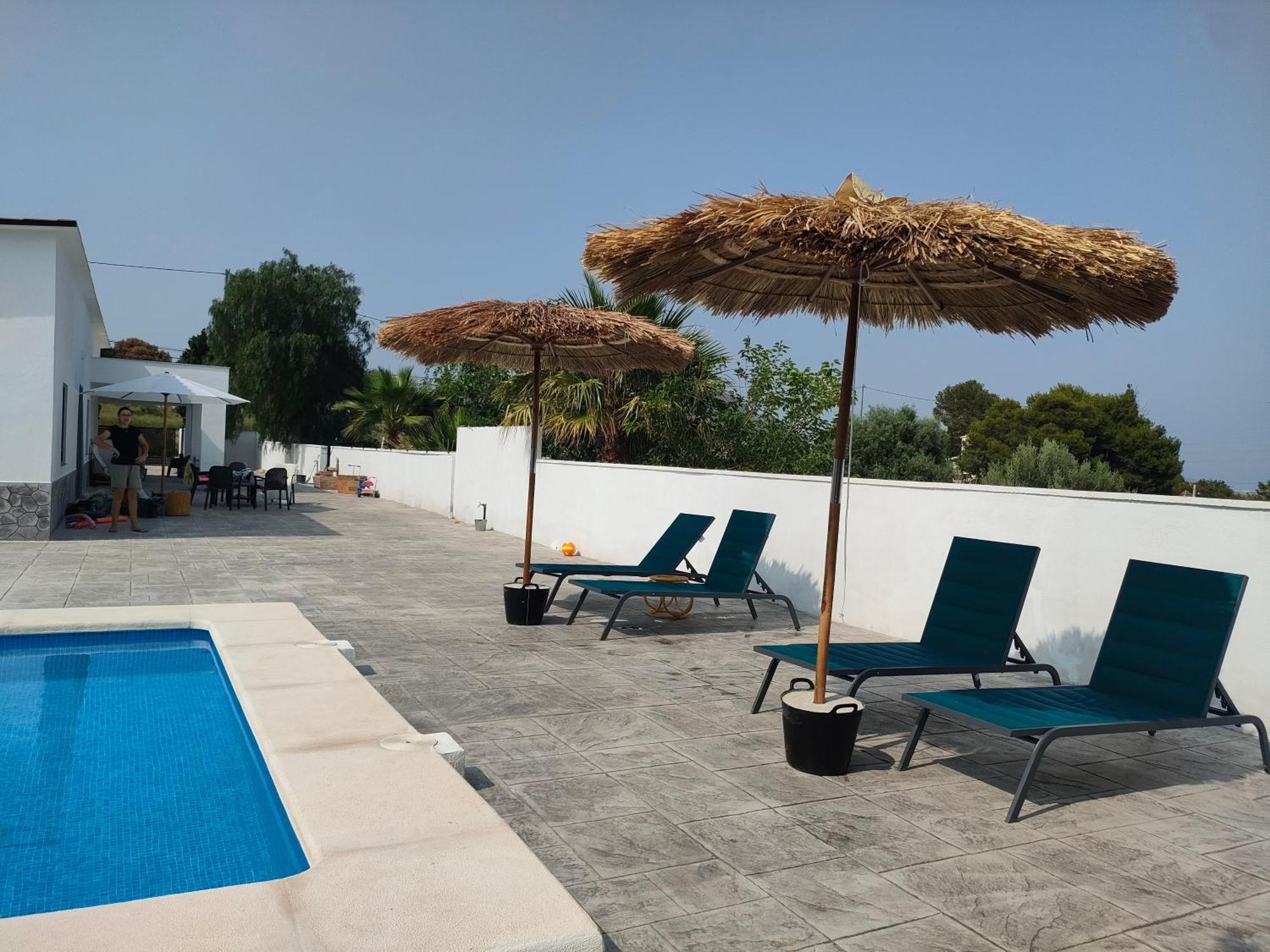 Casa Rural Con Piscina Climatizada Y Barbacoa A 10 Km De Alicante Y Playas, 3000 M2 De Terreno Elche Bagian luar foto